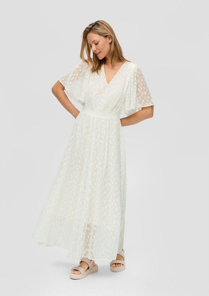 S.Oliver Chiffonkleid Mit All-over-Print
