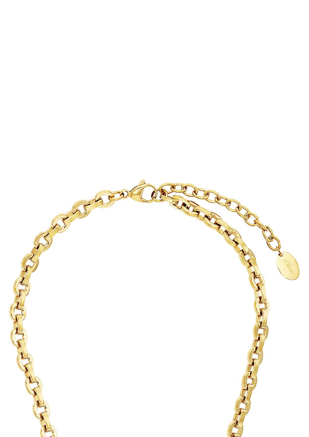 S.Oliver Chunky Halskette Aus Edelstahl