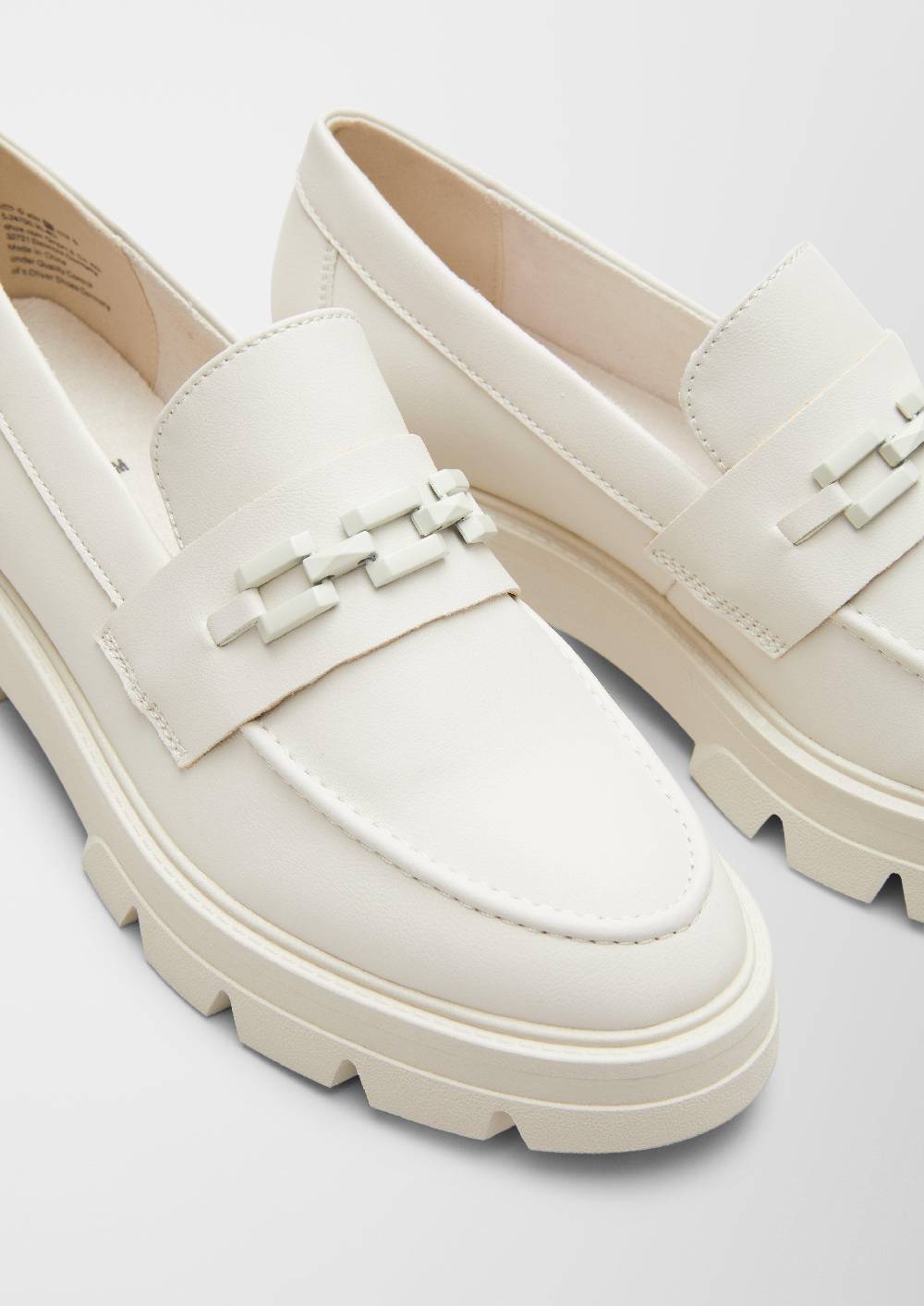 S.Oliver Chunky Slipper Mit Schmuck-Detail