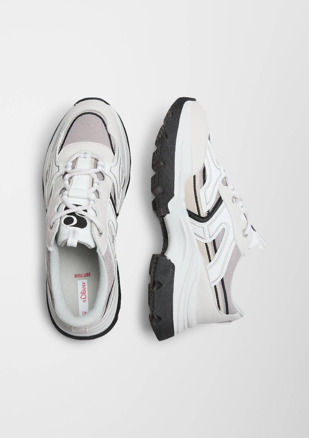 S.Oliver Chunky Sneaker Im Materialmix