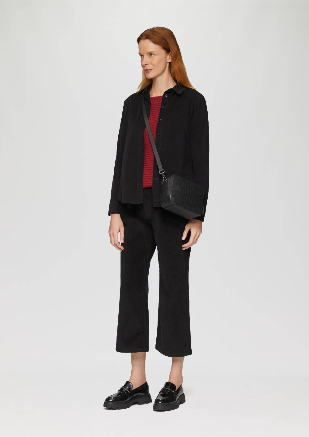 S.Oliver City-Bag In Krokodilleder-Optik