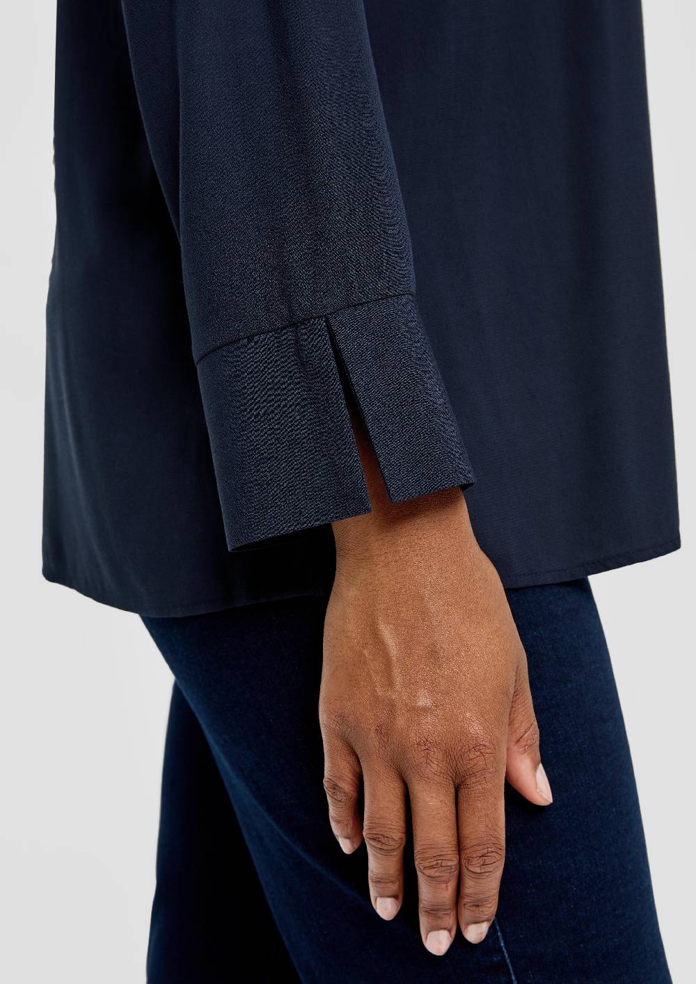 S.Oliver Crêpe-Bluse Aus Viskose