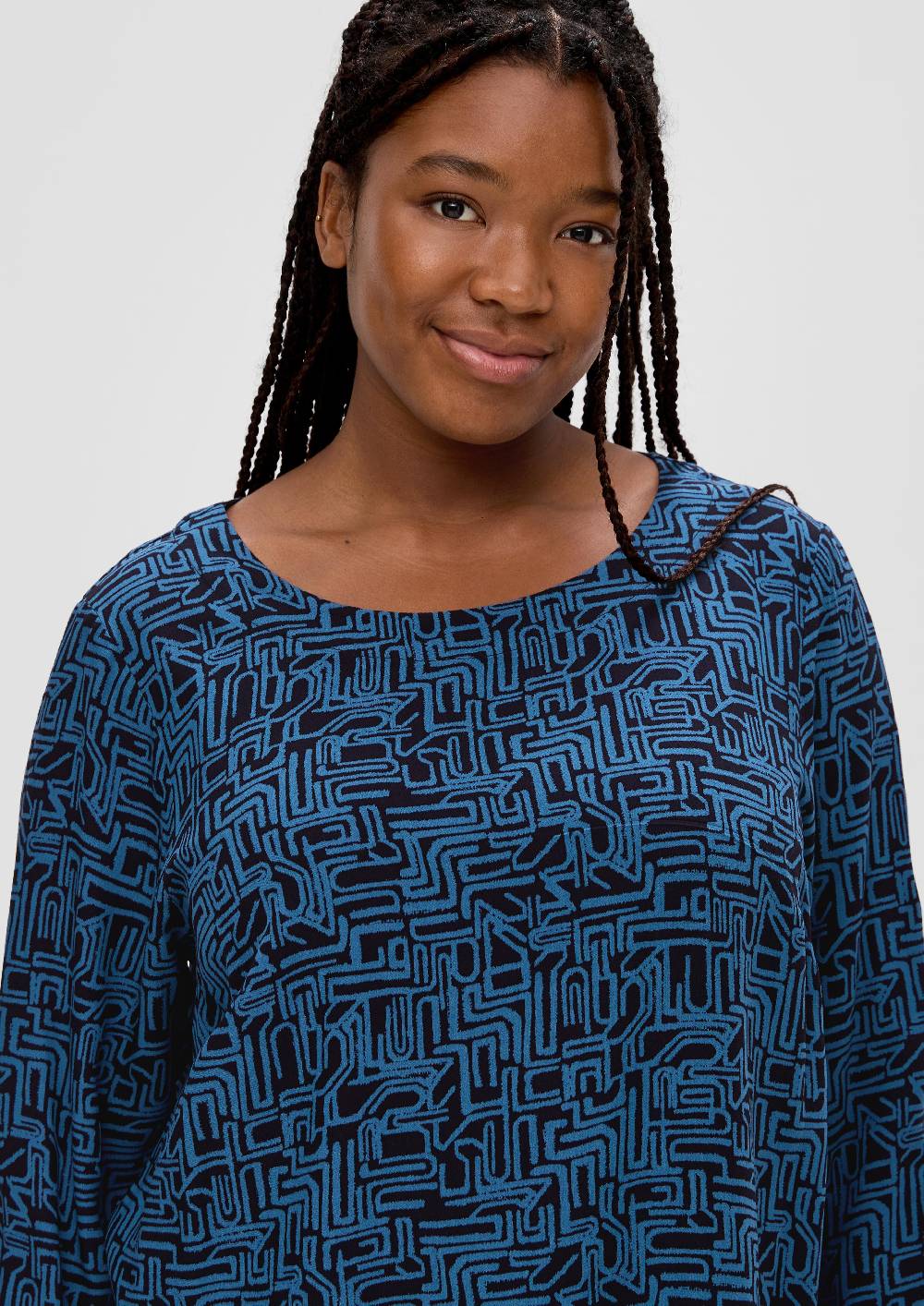 S.Oliver Crêpe-Bluse Aus Viskose