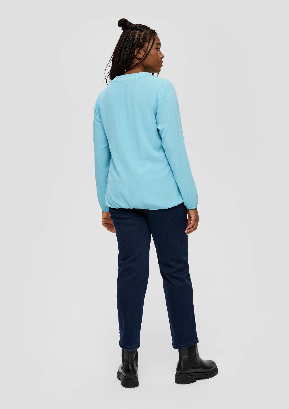 S.Oliver Crêpe-Bluse Aus Viskose