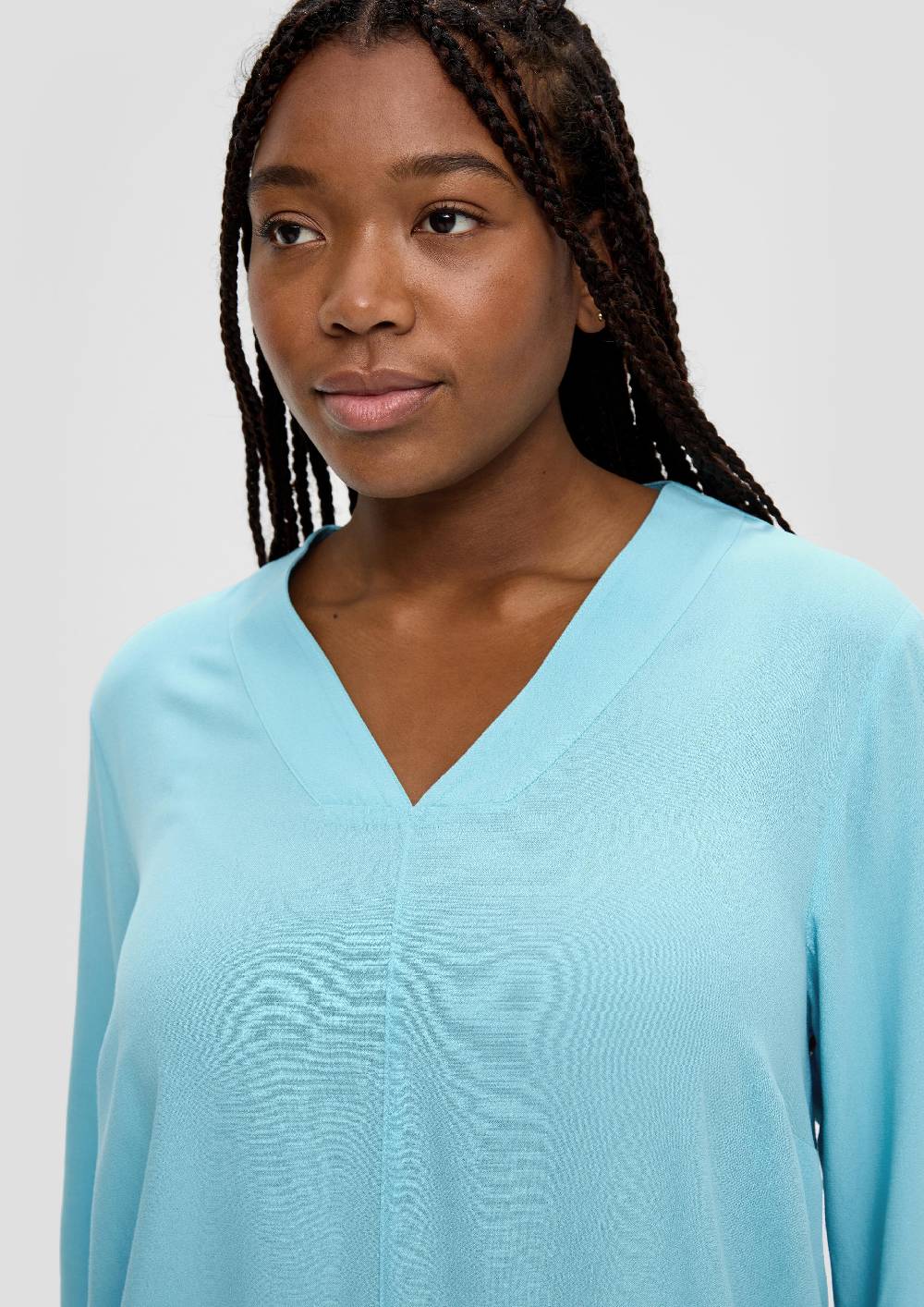 S.Oliver Crêpe-Bluse Aus Viskose