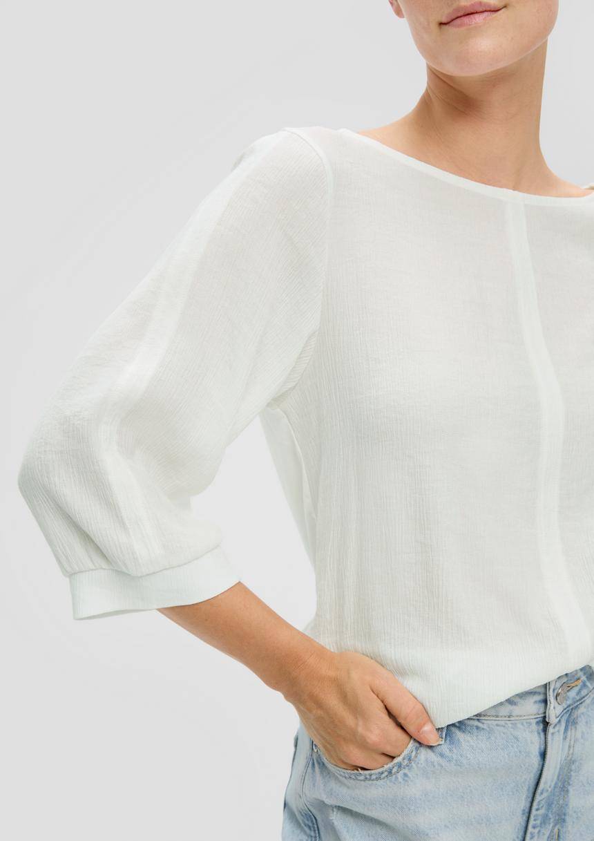 S.Oliver Crêpeshirt Aus Viskosemix