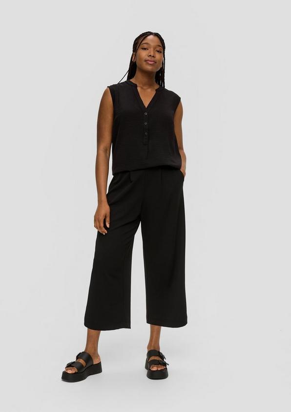 S.Oliver Culotte Aus Crêpe Im Loose Fit
