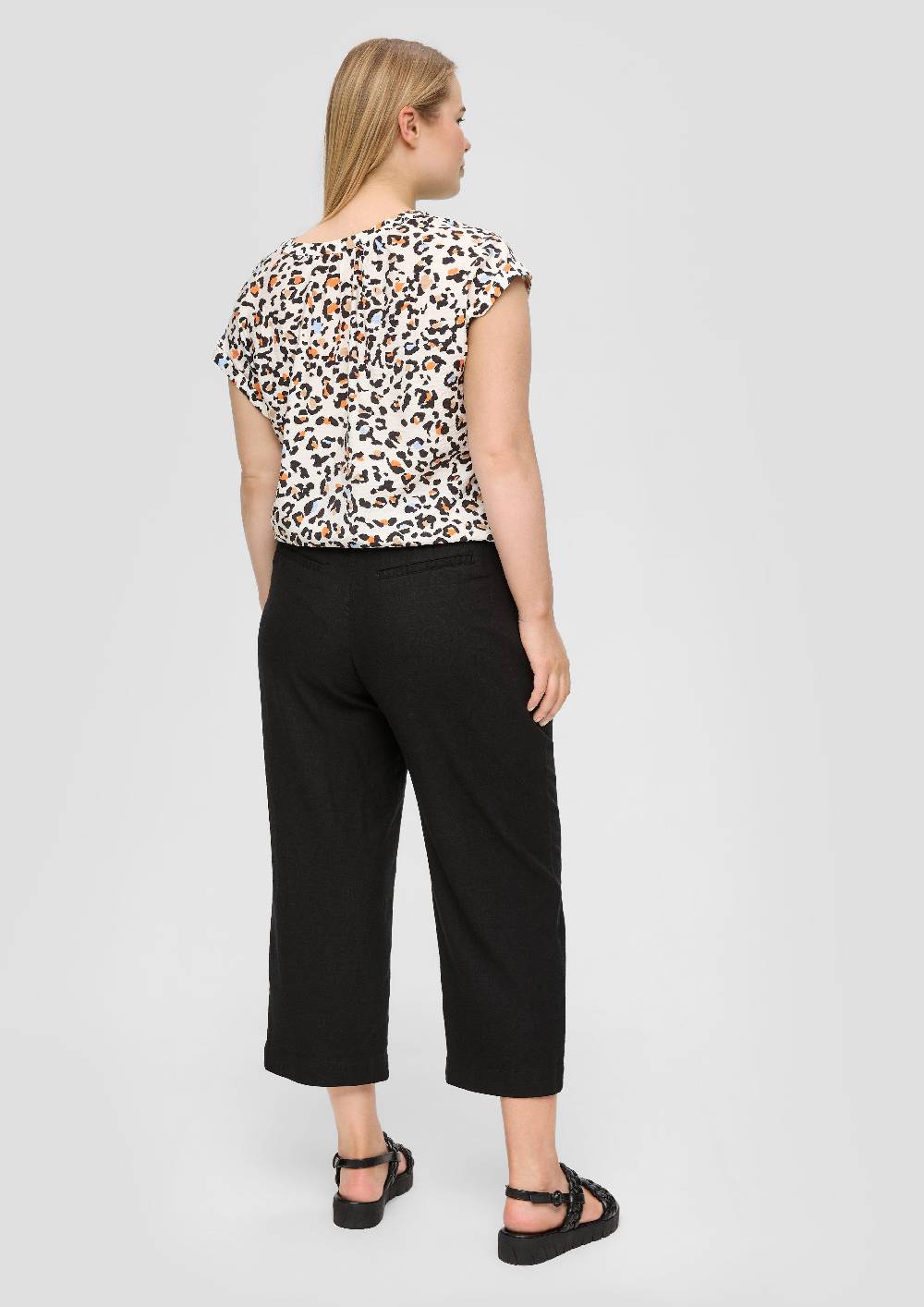 S.Oliver Culotte Aus Leinenmix