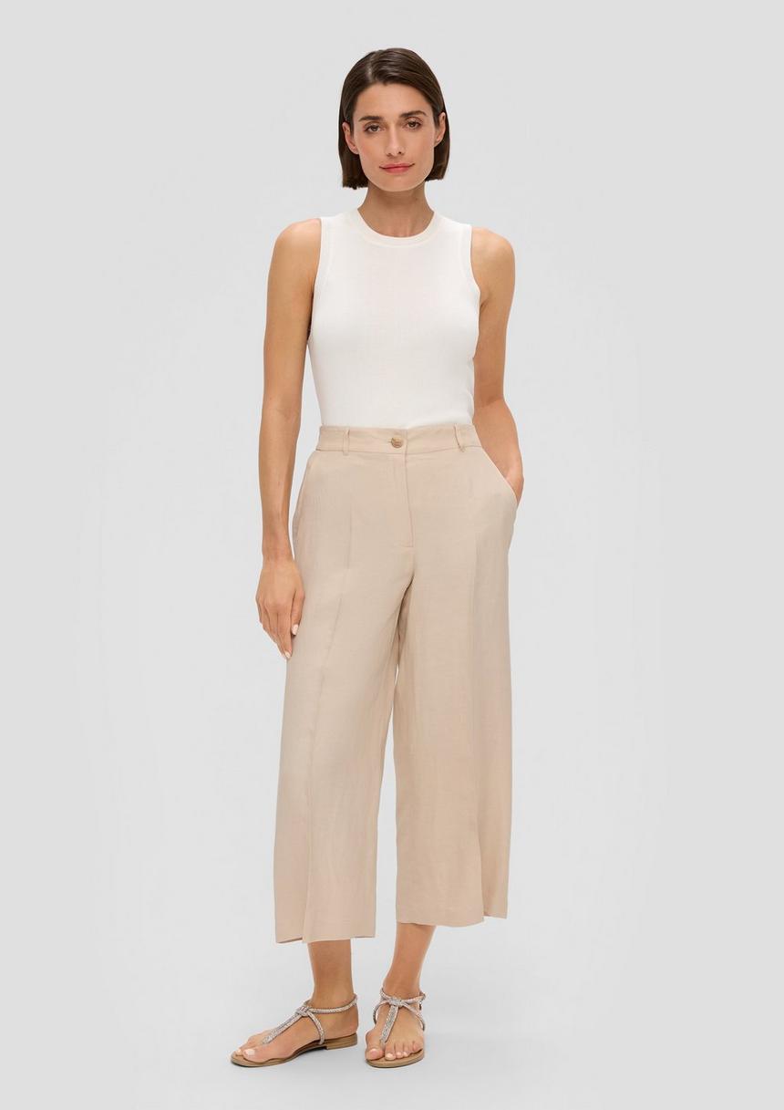 S.Oliver Culotte Mit Wide Leg