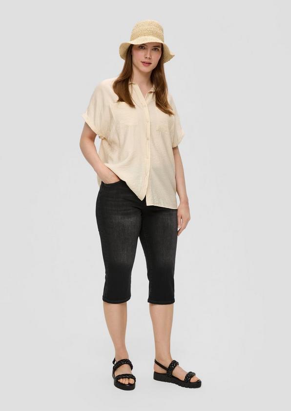 S.Oliver Denim-Capri / Mid Rise / Slim Leg