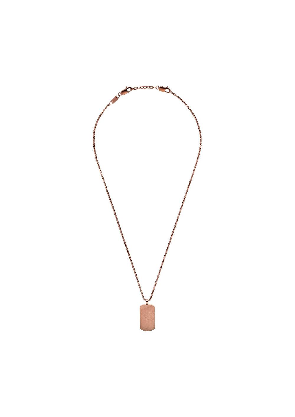 S.Oliver Dog-Tag-Kette In Kupfer