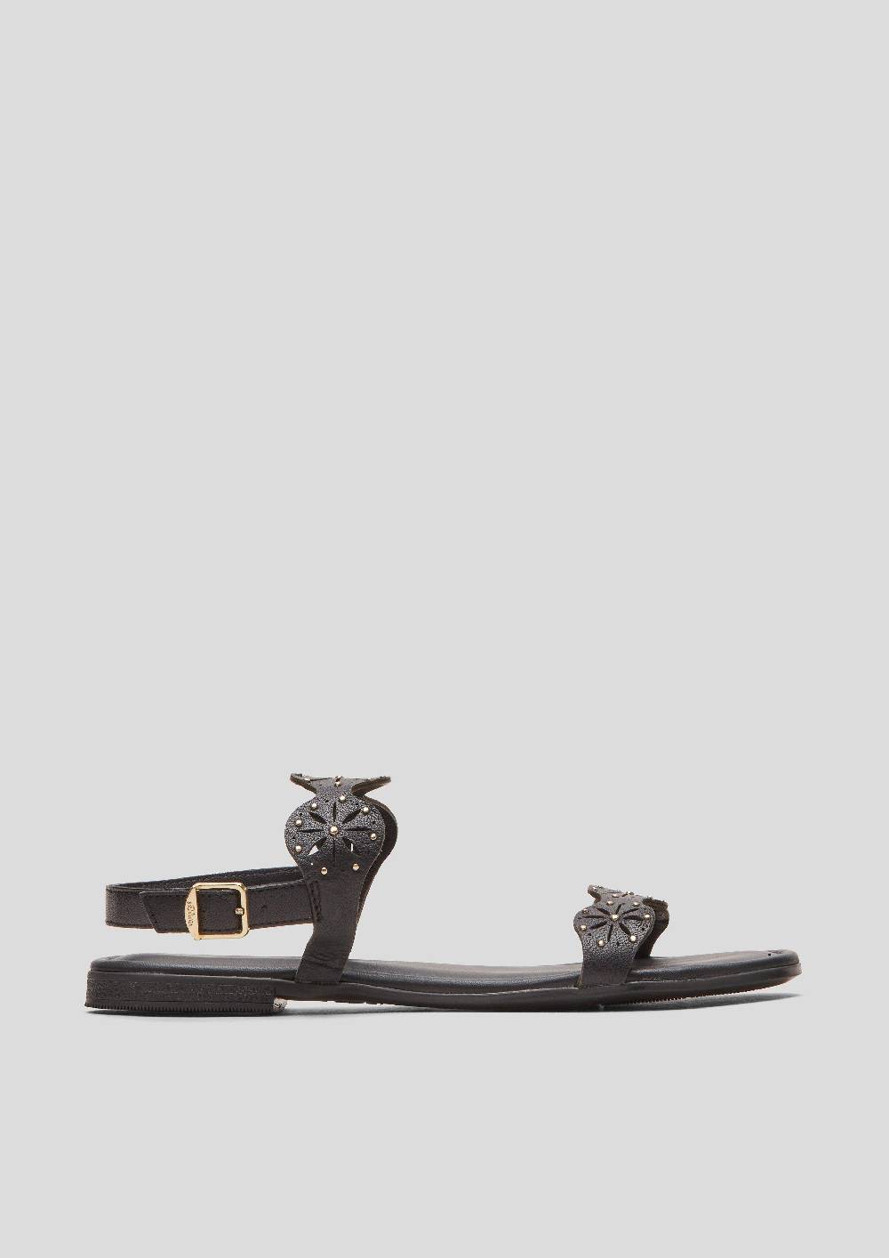 S.Oliver Echtleder-Sandalen Mit Nieten