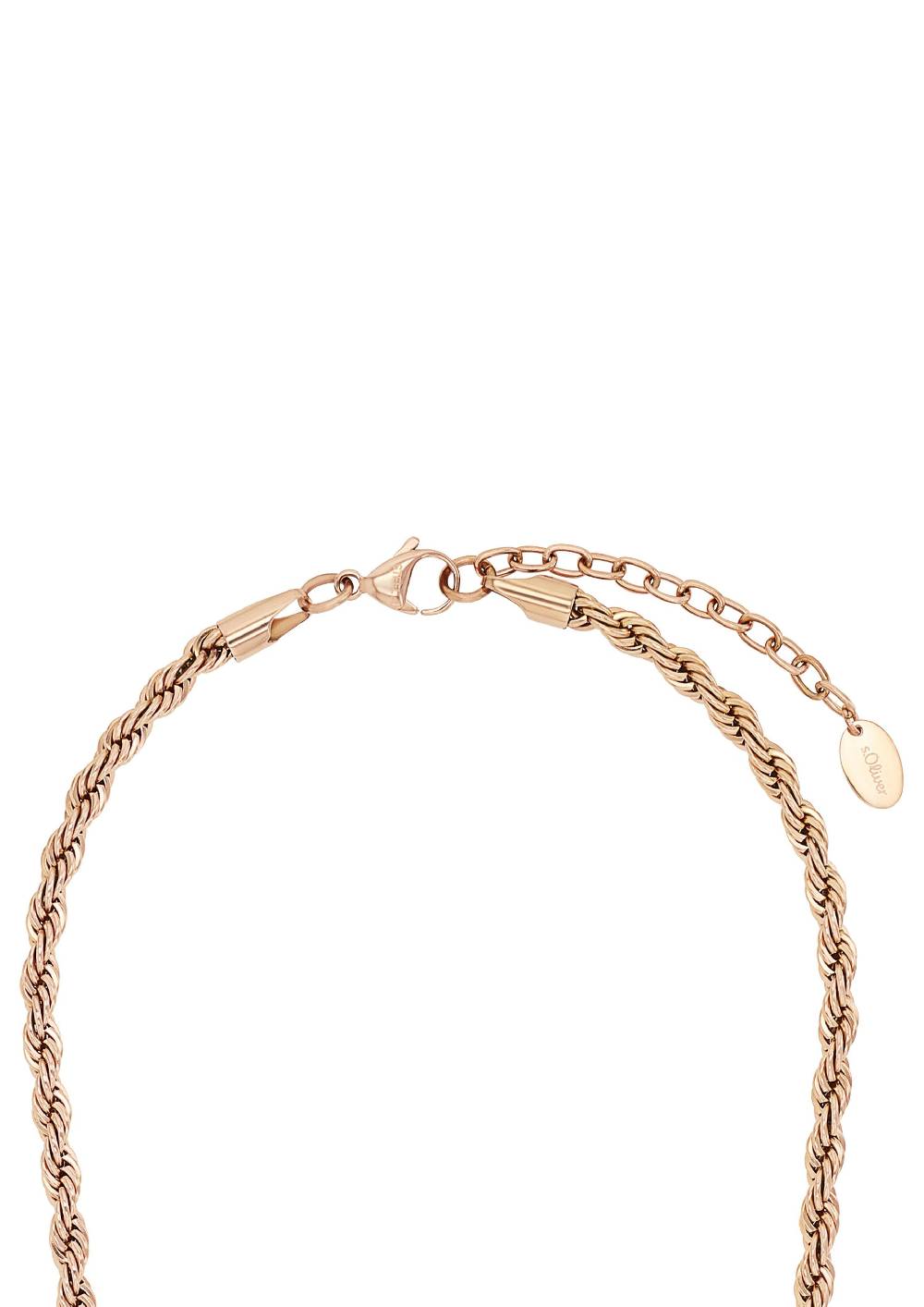 S.Oliver Edelstahlkette Mit Panzergliederung