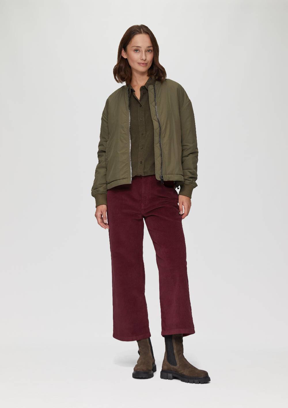 S.Oliver Elastische Culotte Aus Cord