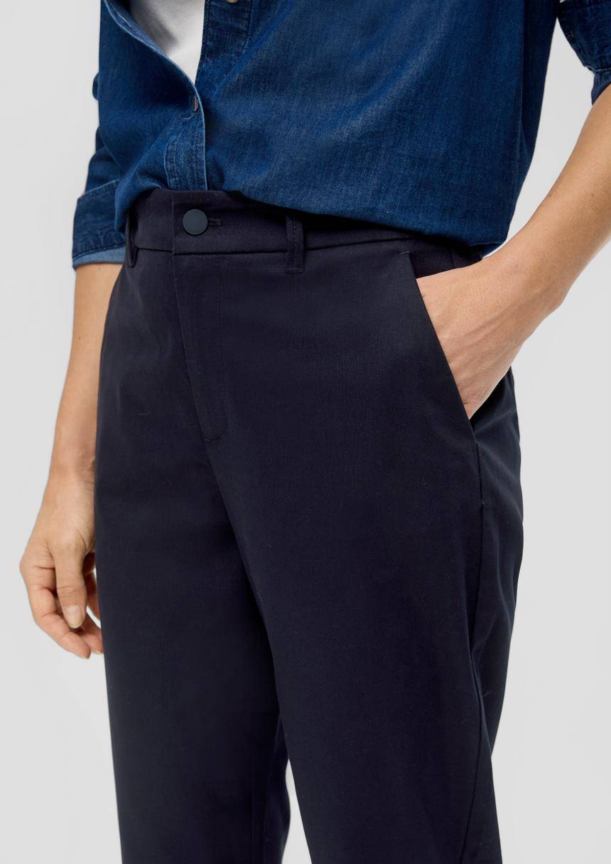 S.Oliver Elastische Hose Mit Tapered Leg