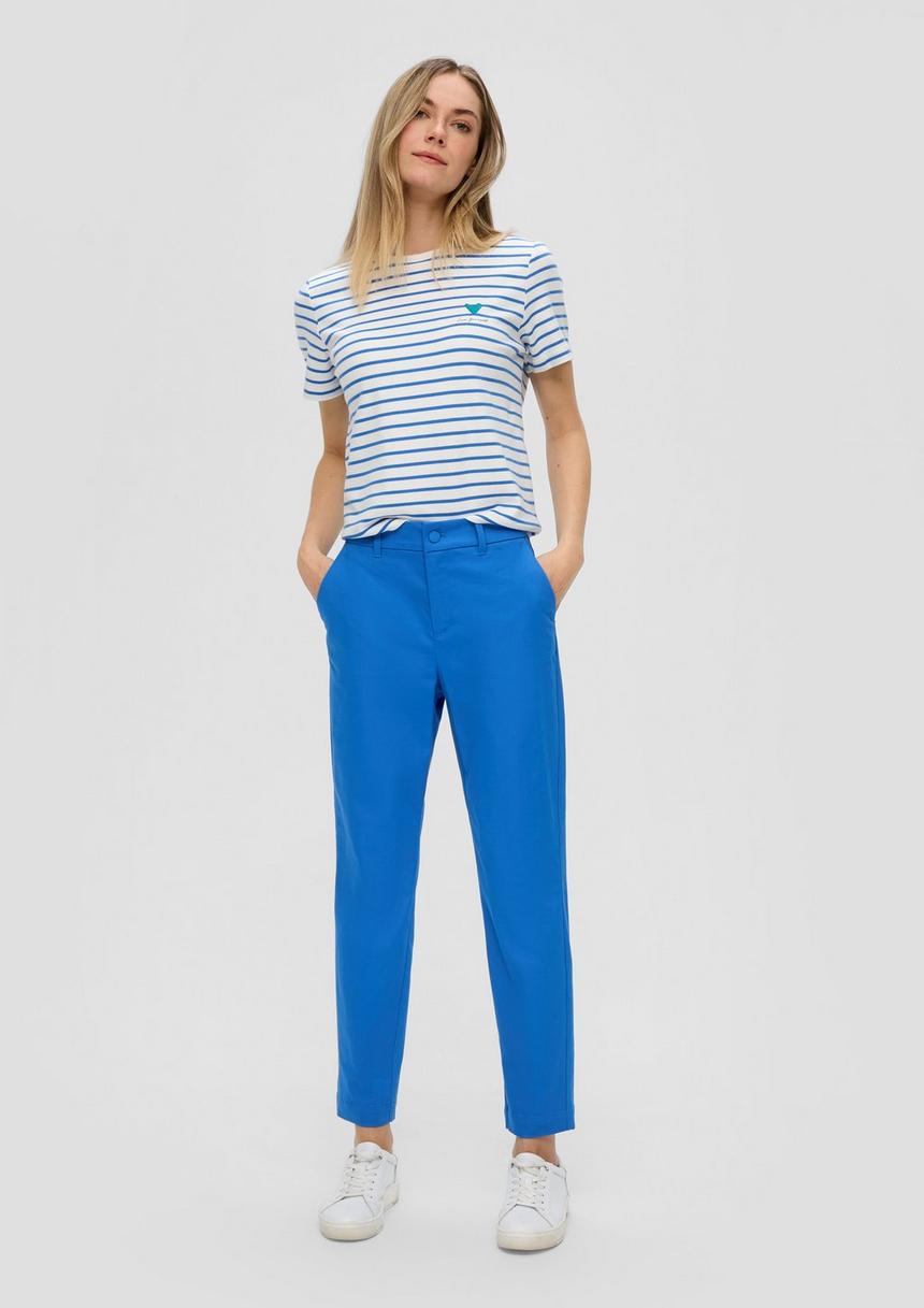 S.Oliver Elastische Hose Mit Tapered Leg