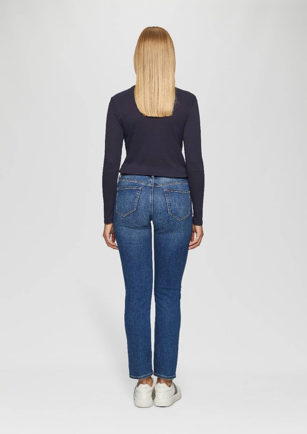 S.Oliver Elastisches Langarmshirt Mit Rollkragen