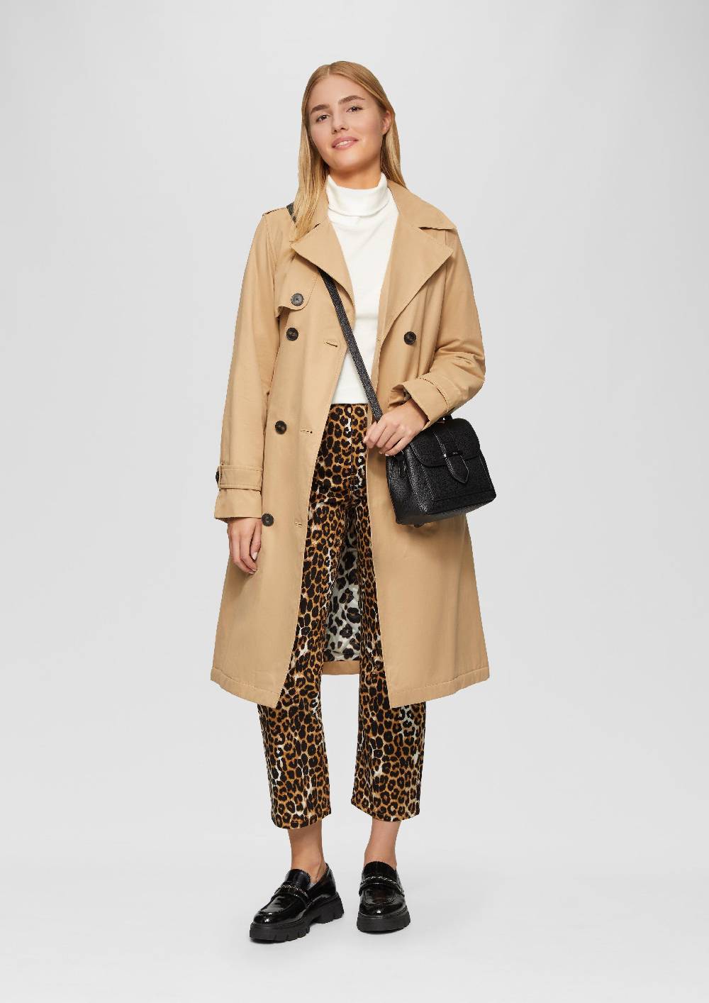 S.Oliver Elastisches Langarmshirt Mit Rollkragen