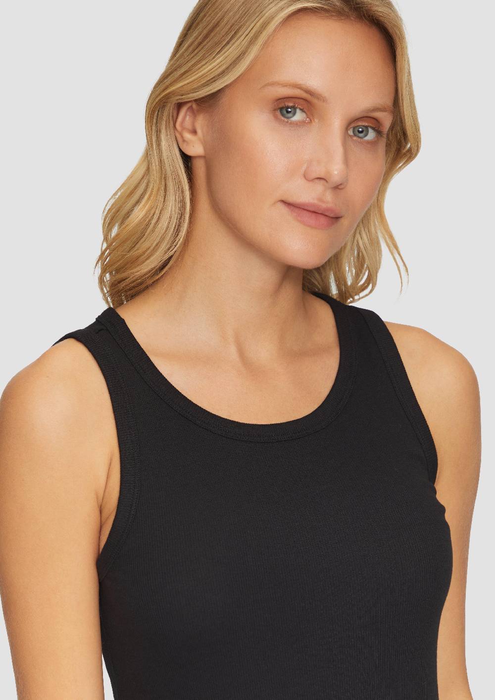 S.Oliver Elastisches Top Mit Rippstruktur