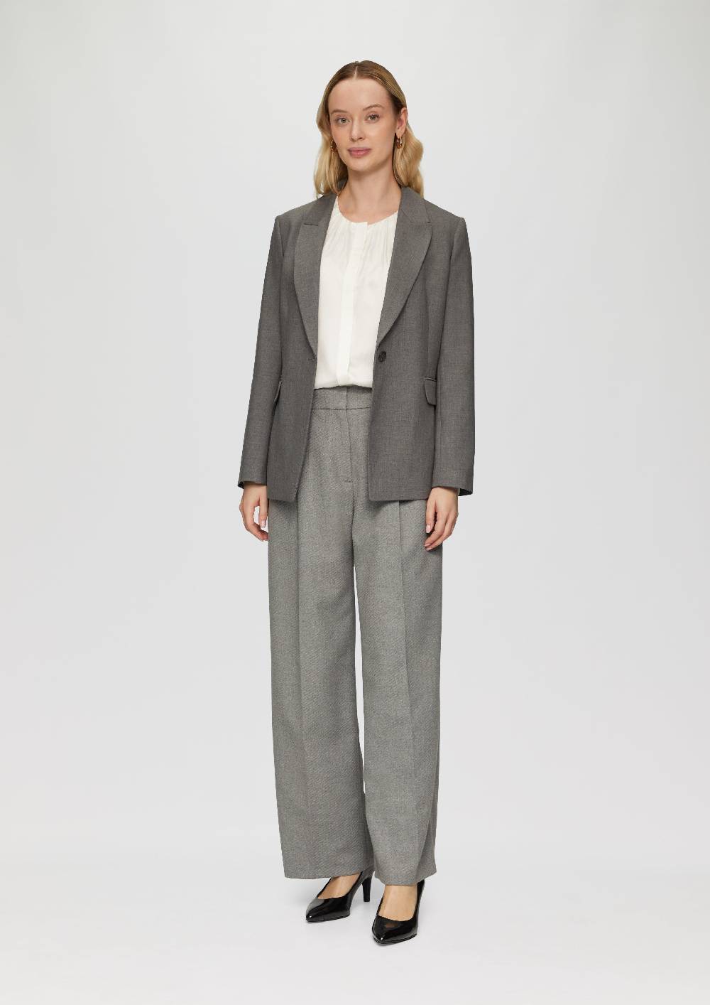 S.Oliver Elegante Bluse Mit Verdeckter Knopfleiste