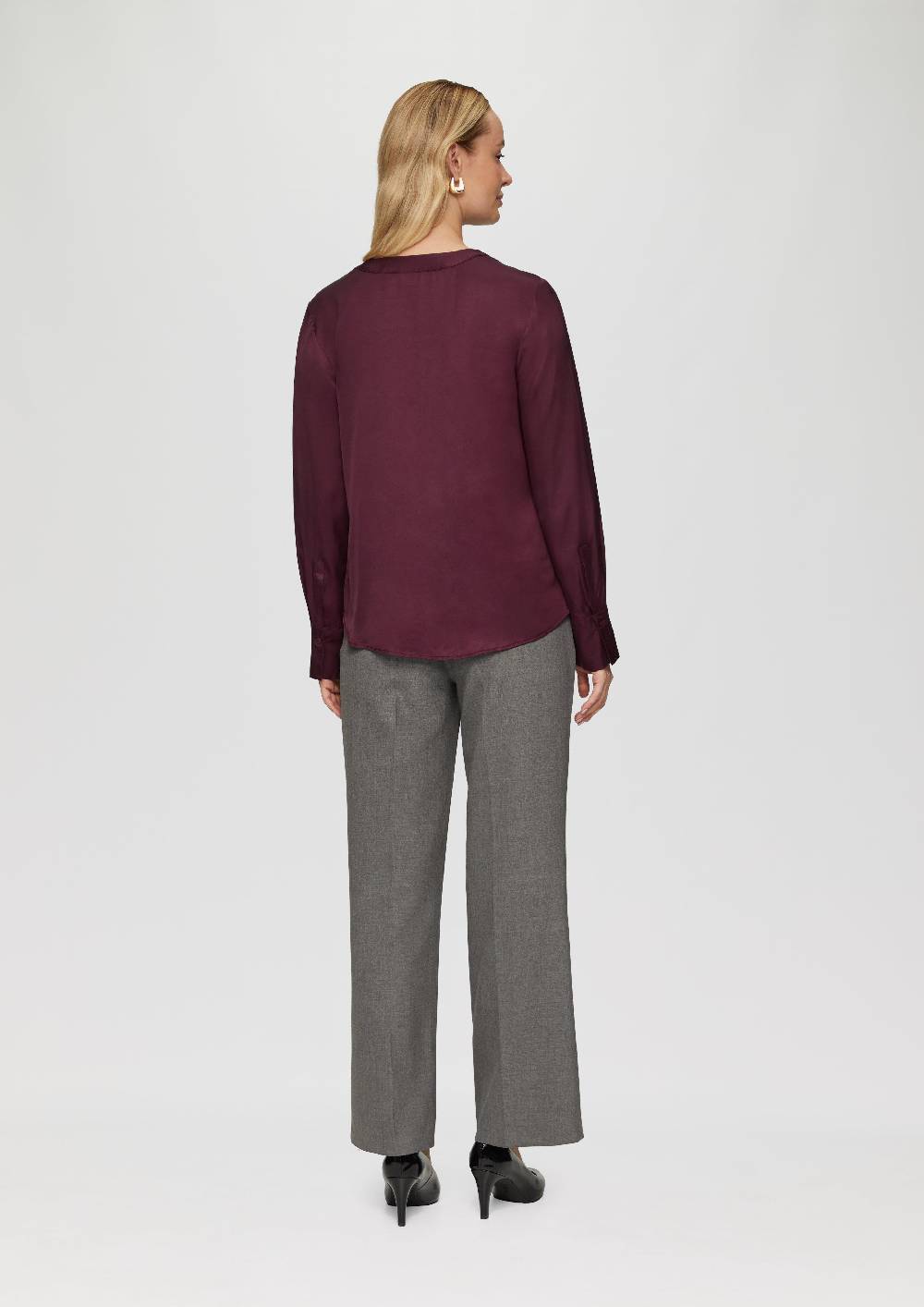 S.Oliver Elegante Bluse Mit Verdeckter Knopfleiste