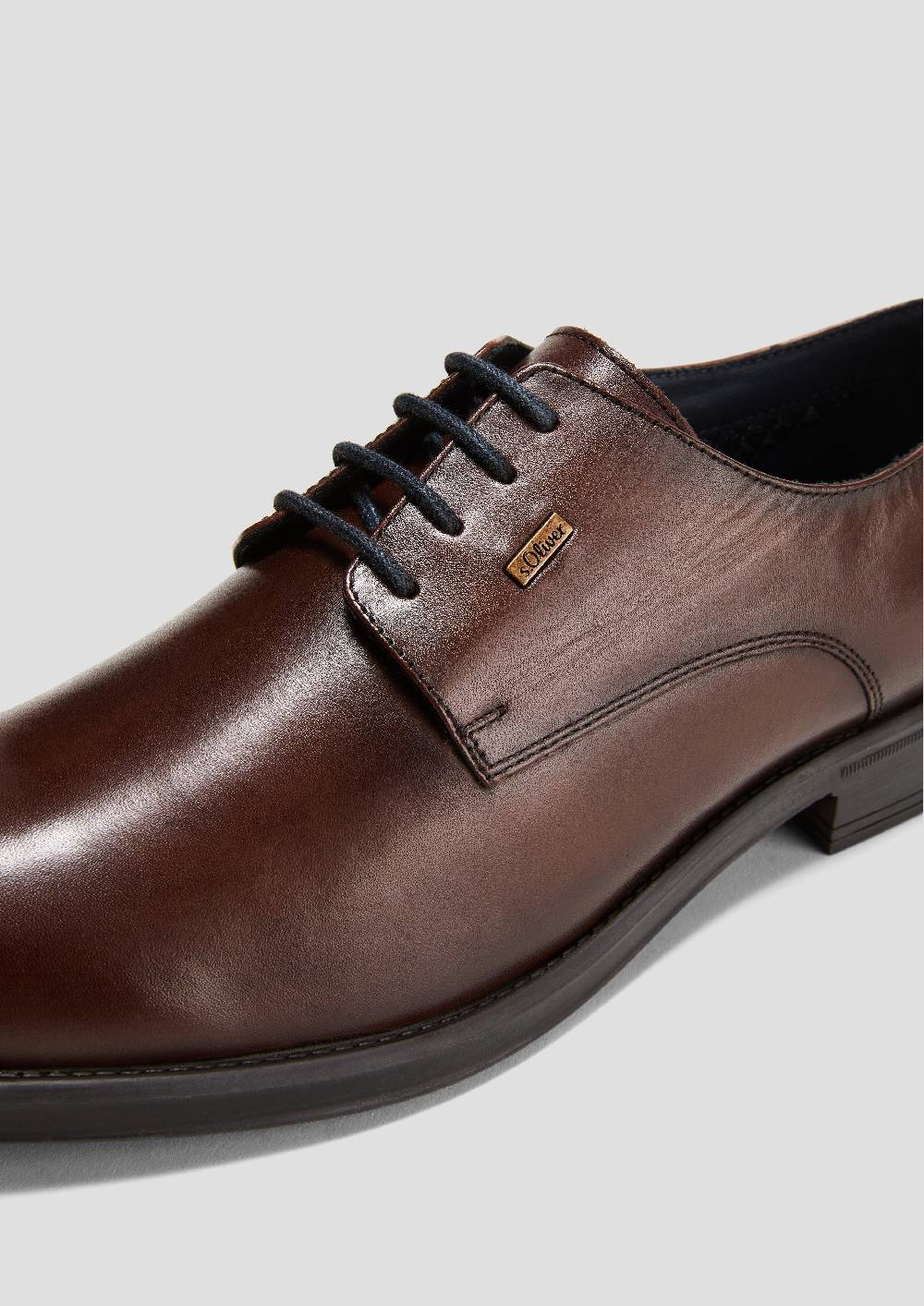 S.Oliver Elegante Schnürer Aus Echtleder