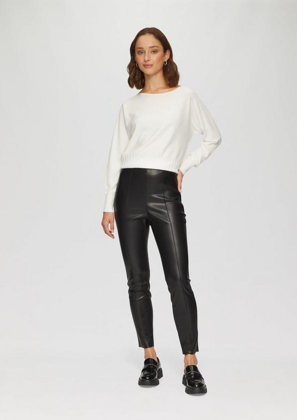 S.Oliver Extra Slim: Leggings aus Lederimitat