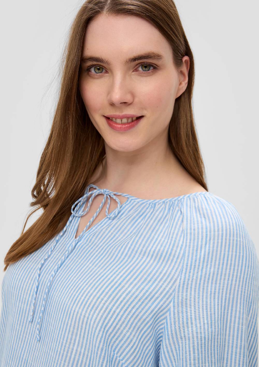 S.Oliver Fein Gestreifte Bluse Im Relaxed Fit