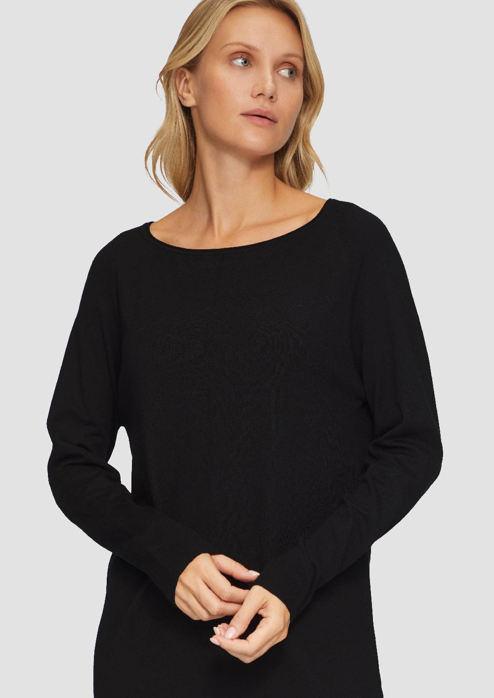 S.Oliver Feinstrickkleid Mit U-Boot-Ausschnitt