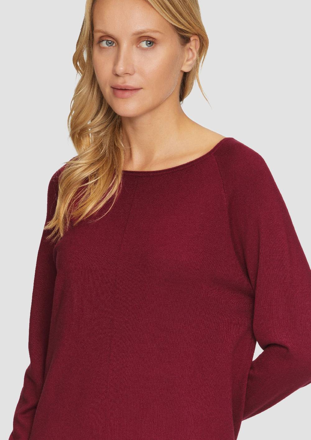 S.Oliver Feinstrickkleid Mit U-Boot-Ausschnitt