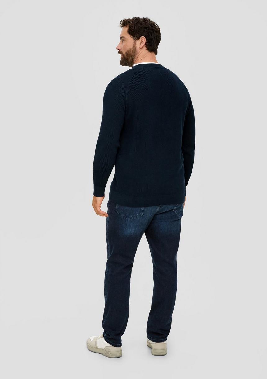S.Oliver Feinstrickpullover Aus Baumwolle