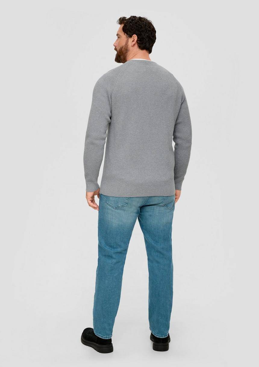 S.Oliver Feinstrickpullover Aus Baumwolle