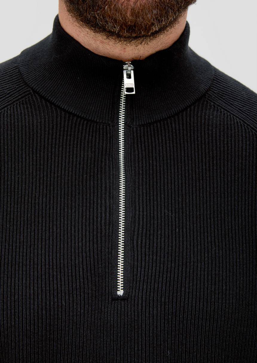 S.Oliver Feinstrickpullover Aus Baumwolle