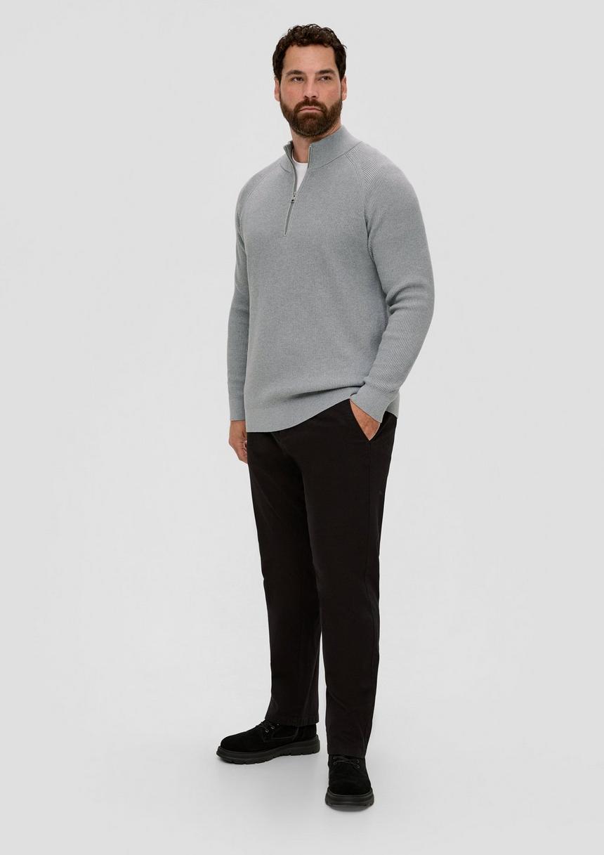 S.Oliver Feinstrickpullover Aus Baumwolle