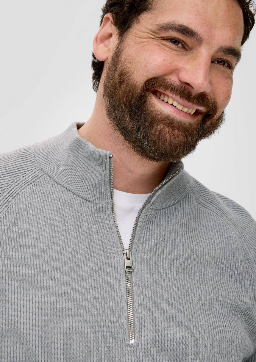 S.Oliver Feinstrickpullover Aus Baumwolle
