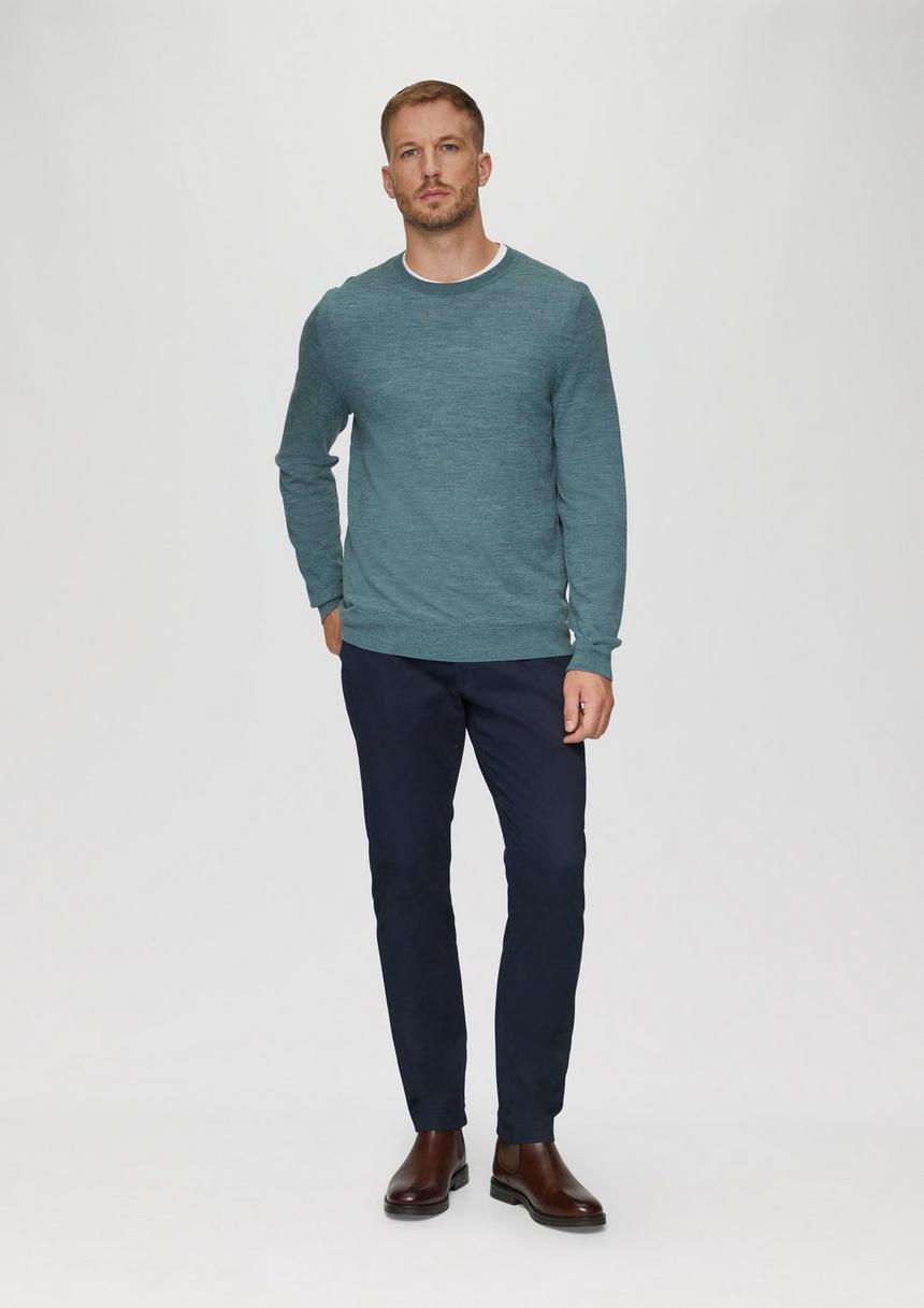S.Oliver Feinstrickpullover Aus Reiner Merinowolle