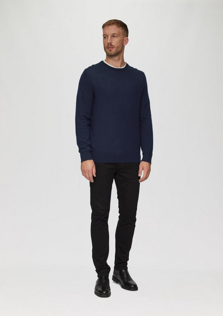 S.Oliver Feinstrickpullover Aus Reiner Merinowolle