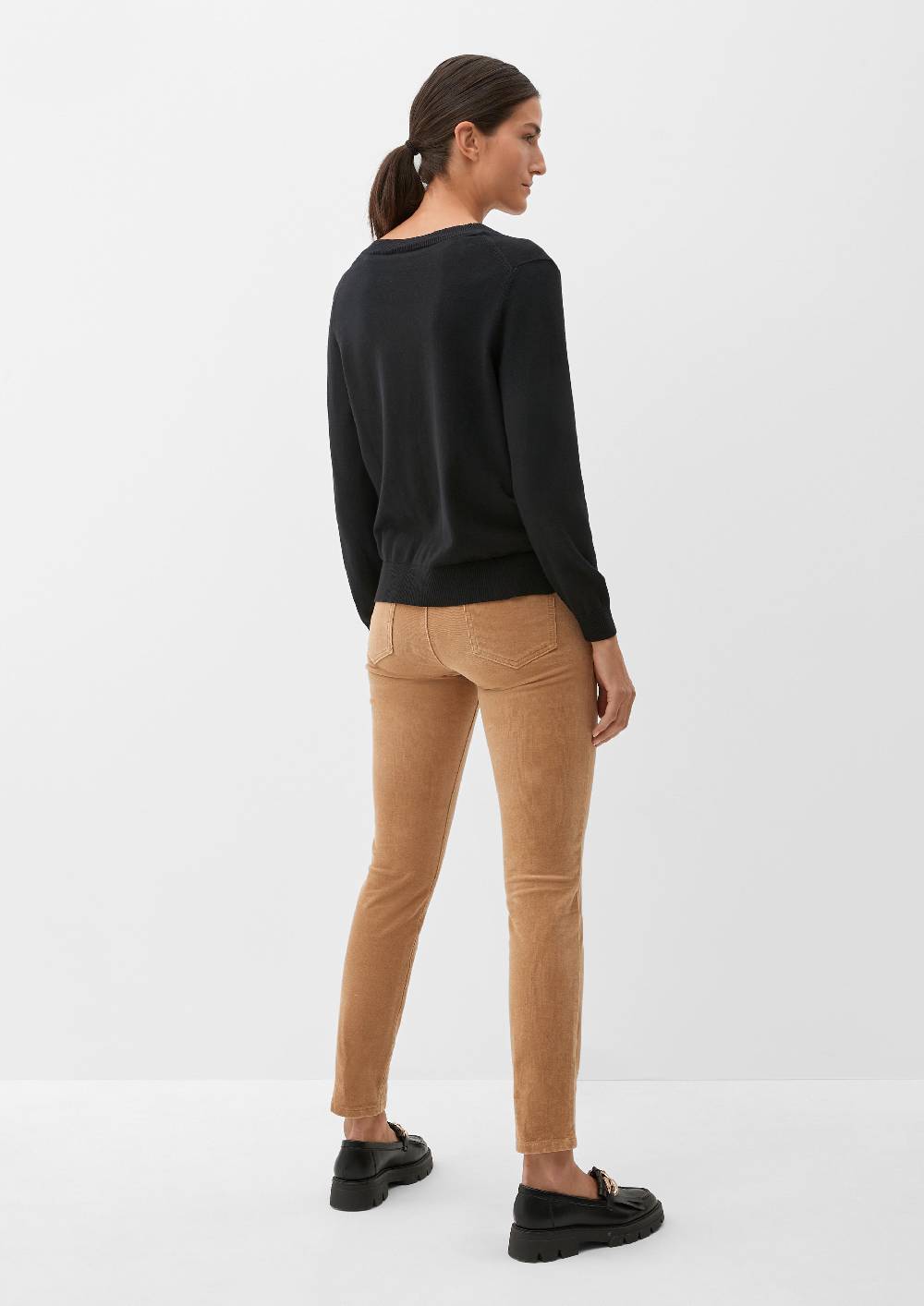 S.Oliver Feinstrickpullover Aus Viskosemix