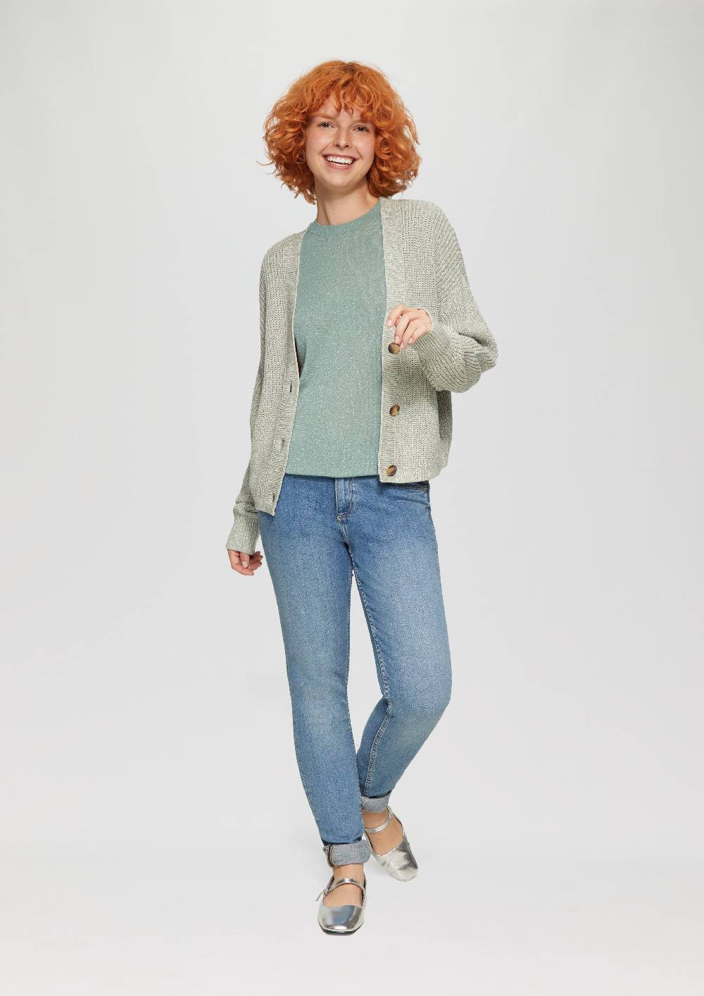 S.Oliver Feinstrickpullover In Glitzeroptik