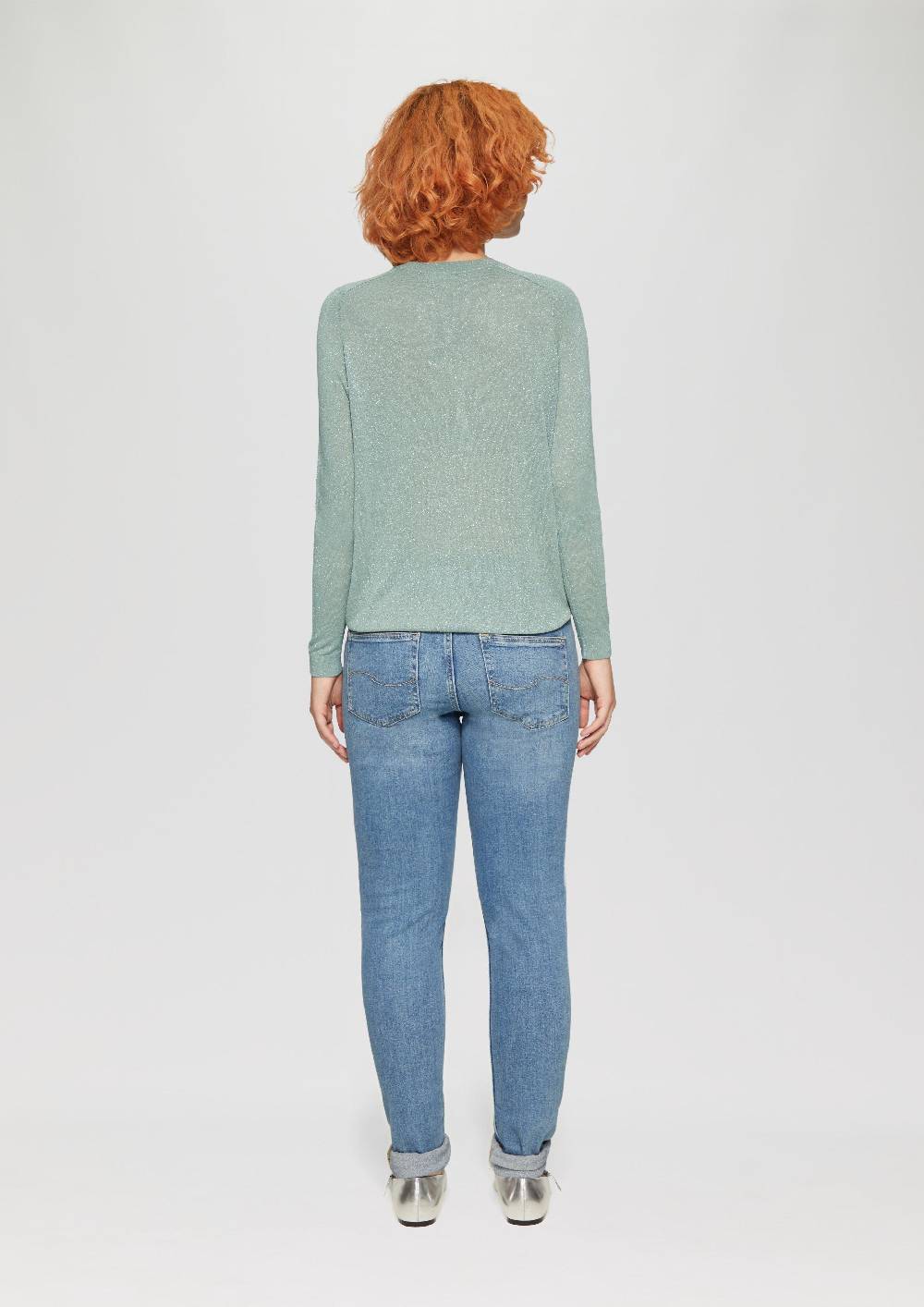 S.Oliver Feinstrickpullover In Glitzeroptik