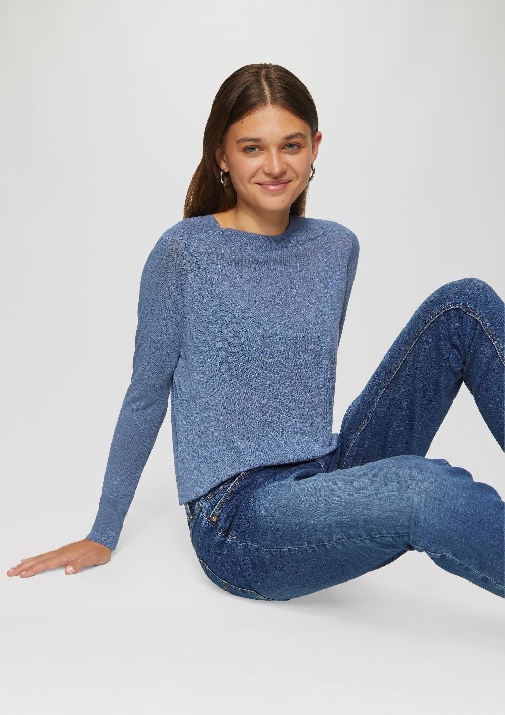 S.Oliver Feinstrickpullover In Glitzeroptik