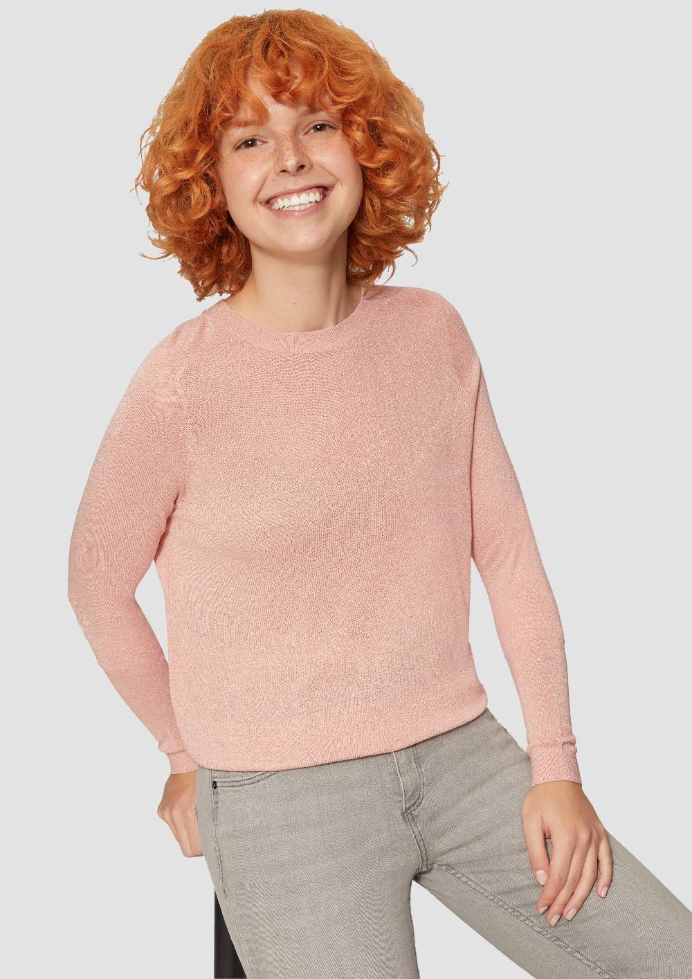 S.Oliver Feinstrickpullover In Glitzeroptik