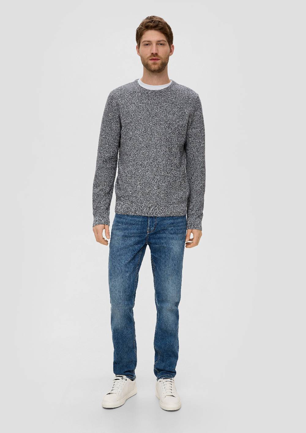 S.Oliver Feinstrickpullover Mit Crew Neck