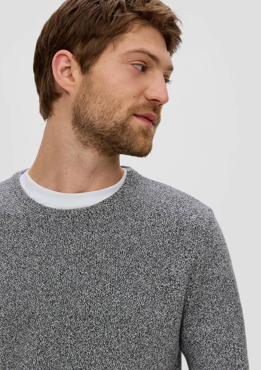 S.Oliver Feinstrickpullover Mit Crew Neck