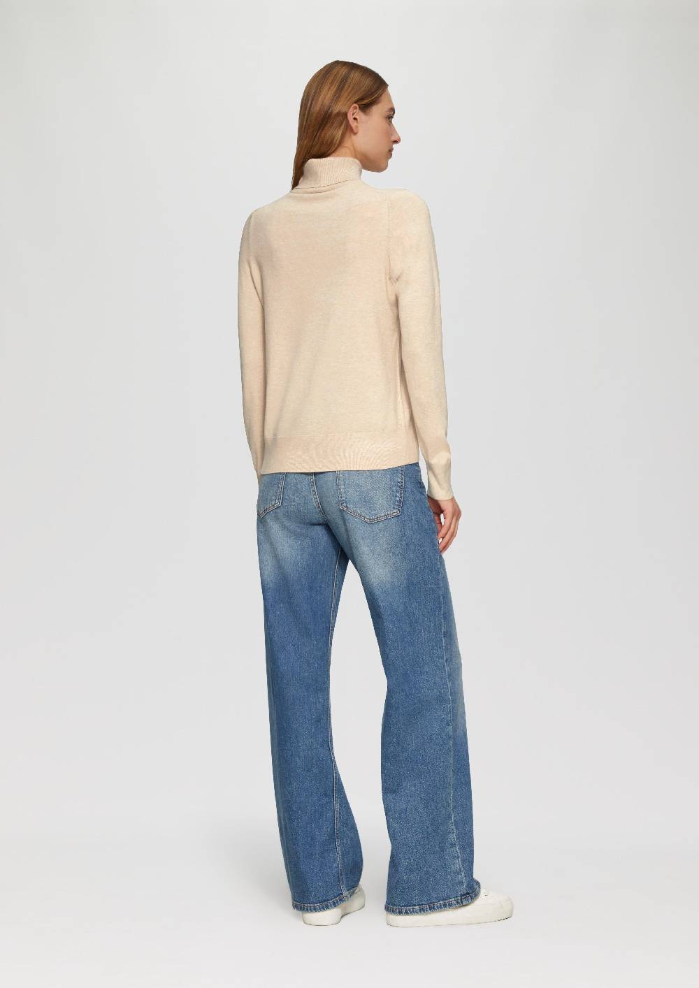 S.Oliver Feinstrickpullover Mit Rollkragen