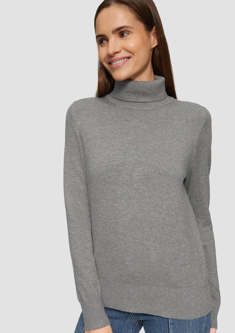 S.Oliver Feinstrickpullover Mit Rollkragen