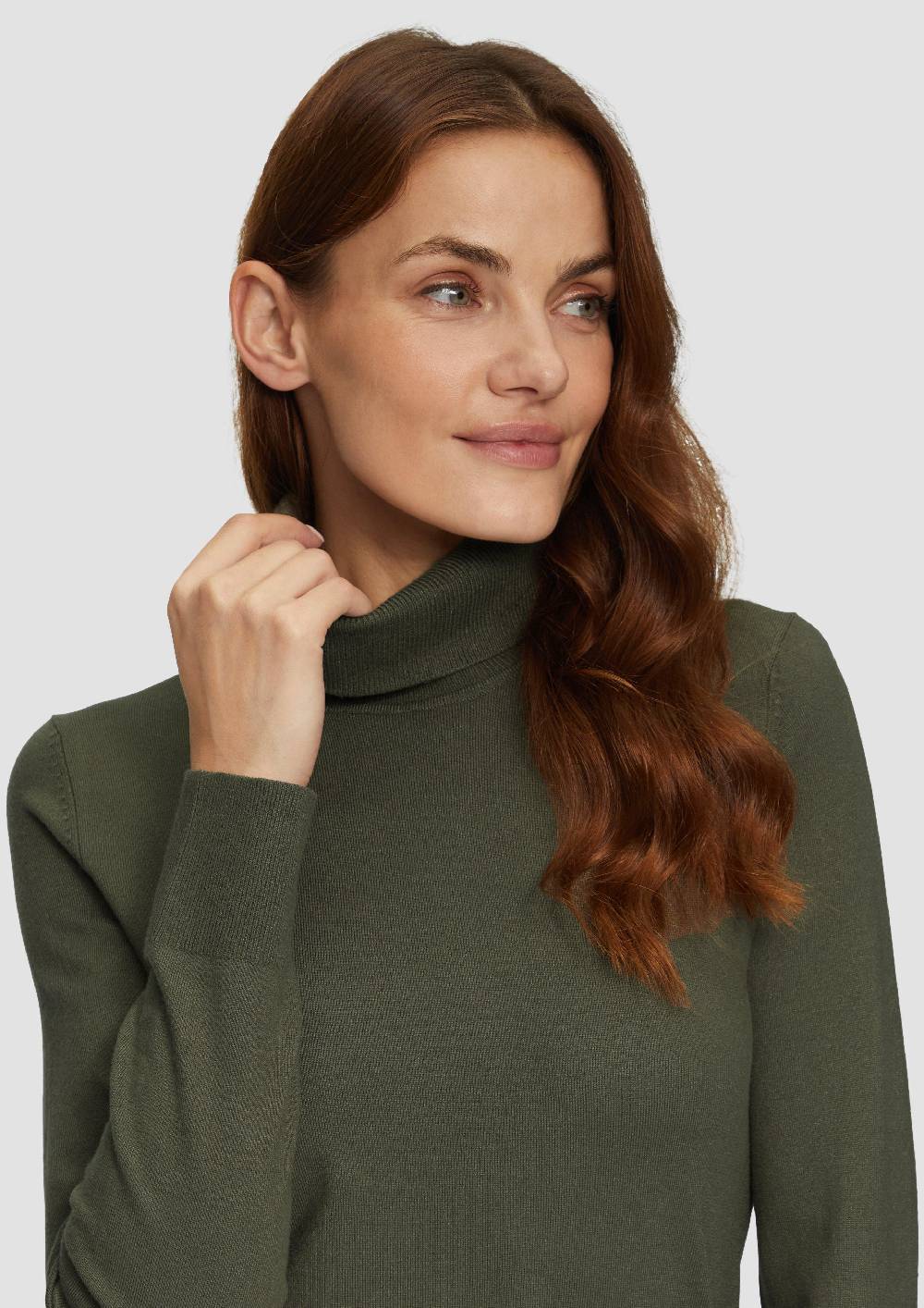 S.Oliver Feinstrickpullover Mit Rollkragen