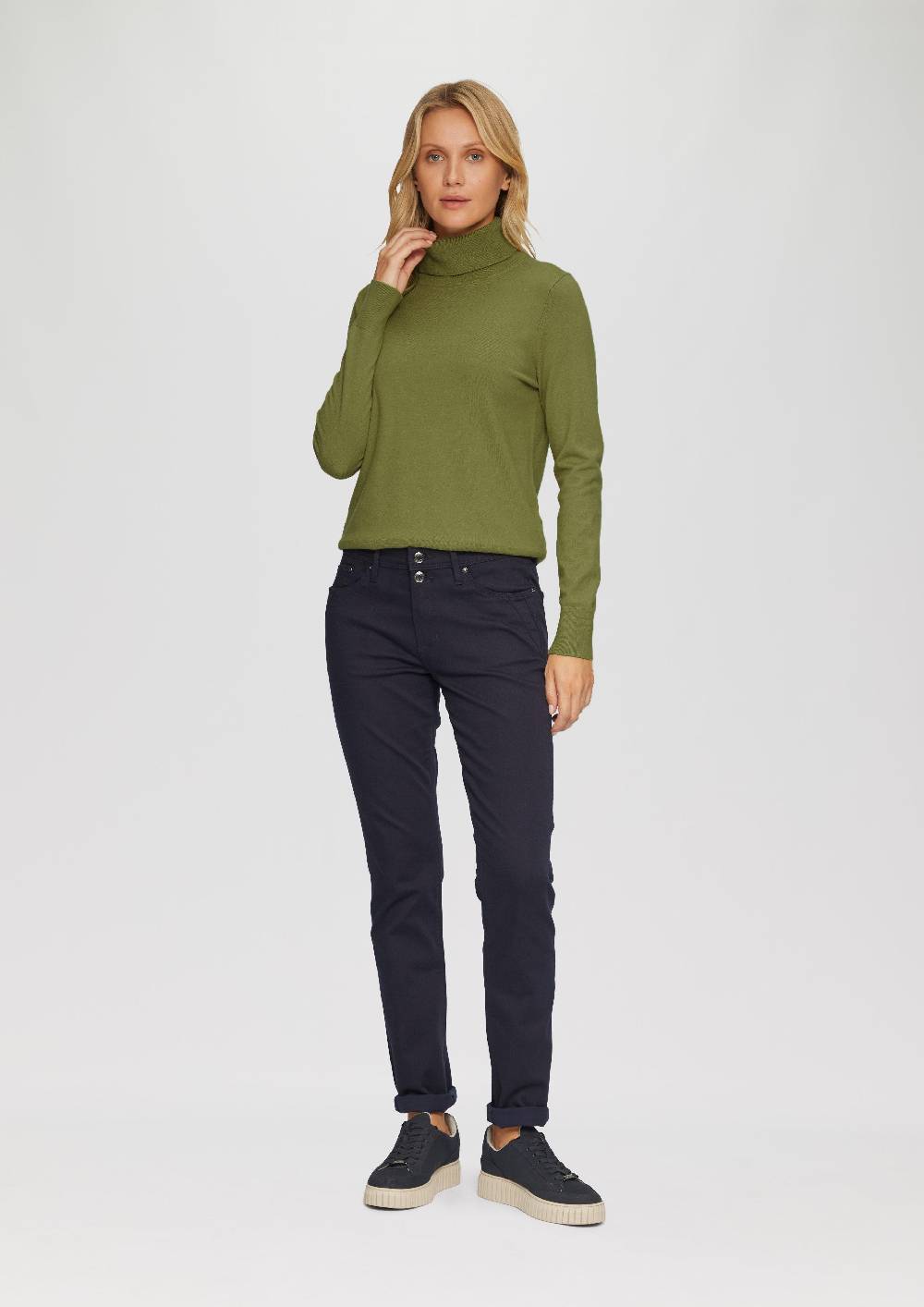 S.Oliver Feinstrickpullover Mit Rollkragen