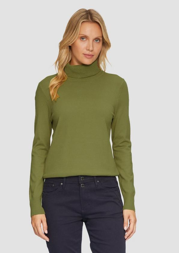 S.Oliver Feinstrickpullover mit Rollkragen