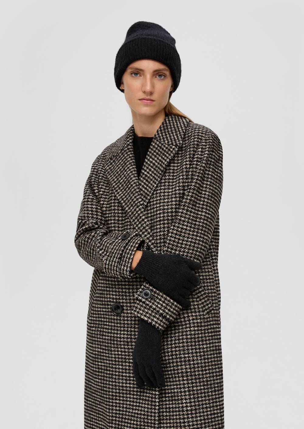 S.Oliver Fingerhandschuhe Mit Wolle